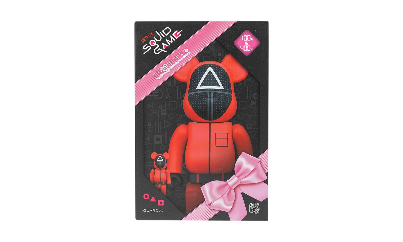 Bearbrick "Squid Game Guard (Triangle) 100% & 400"