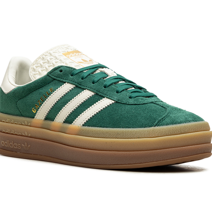 Adidas Gazelle Bold WMNS "Green / White / Gold"