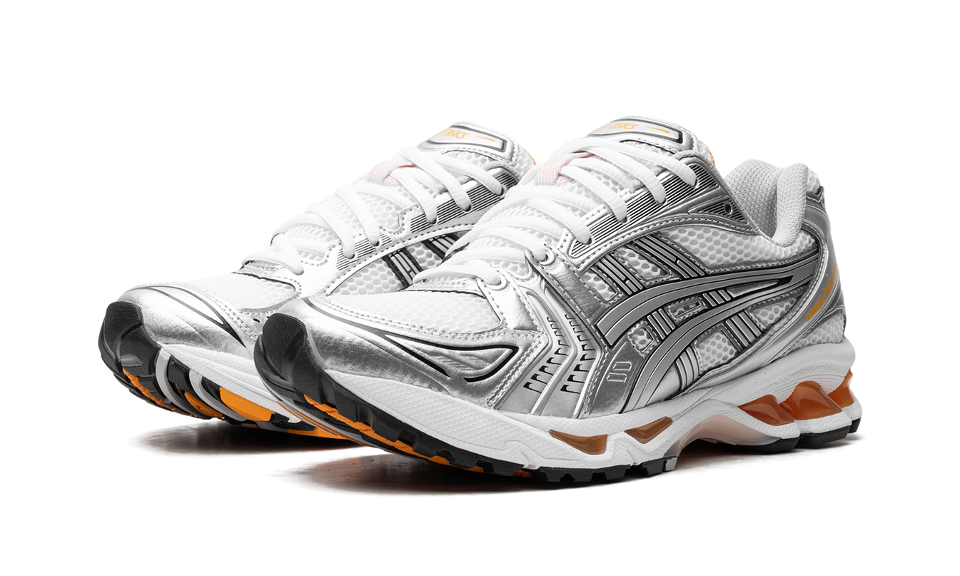 Gel Kayano 14 "Weiß Reines Silber Orange"