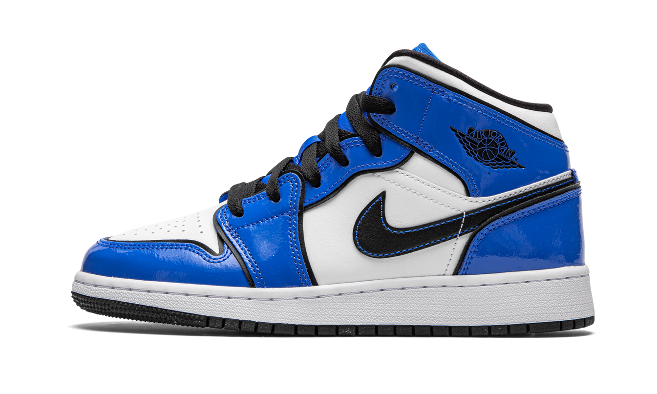 Air Jordan 1 Mid SE GS "Signal Blue"
