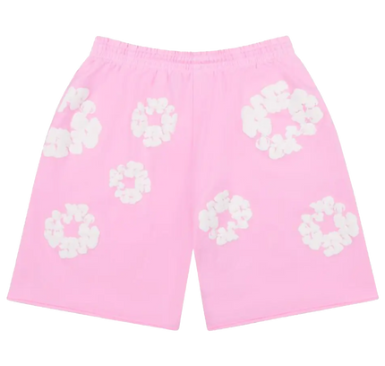 Denim Tears The Cotton Wreath Sweat Shorts "Powder Pink"