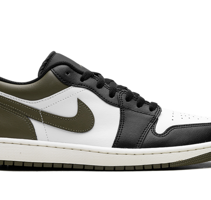 Air Jordan 1 Low "Black Toe Medium Olive"