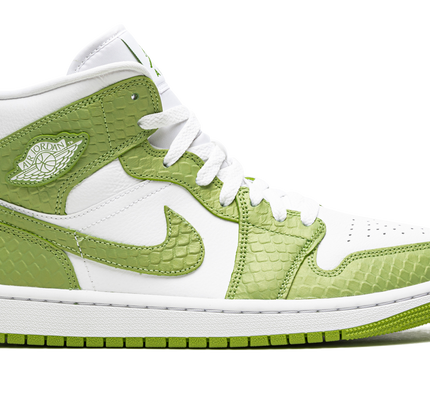 Air Jordan 1 MID SE WMNS "Green Python"