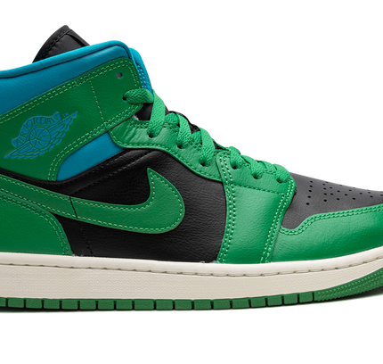 Air Jordan 1 MID WMNS "Lucky Green Aquatone"