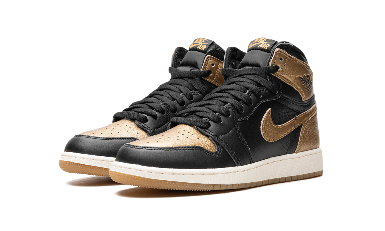Air Jordan 1 GS "Black Metallic Gold"