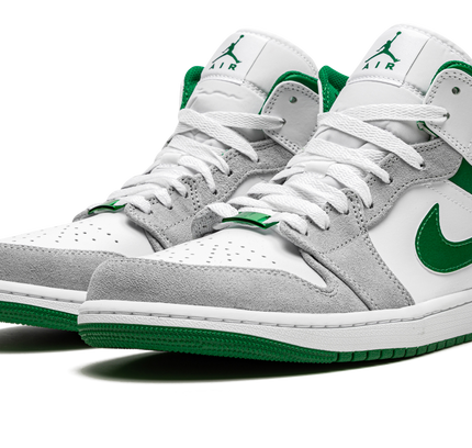 Air Jordan 1 Mid SE "Grey / Pine Green / White"