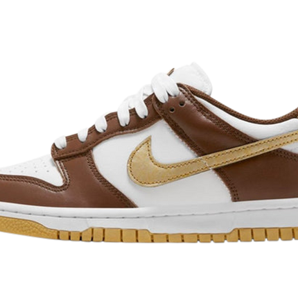 Nike Dunk Low "Cacao Wow / Metallic Gold White"
