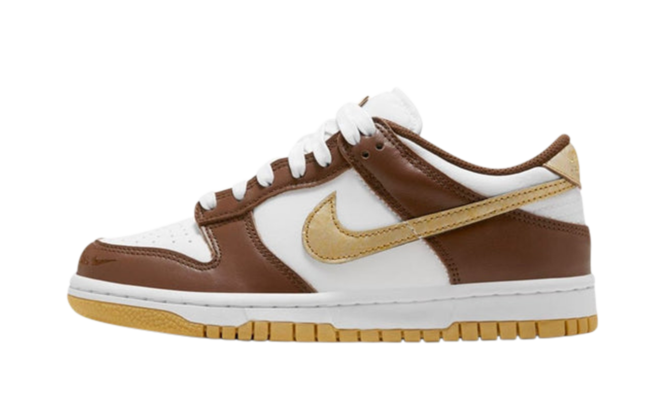 Nike Dunk Low "Cacao Wow / Metallic Gold White"