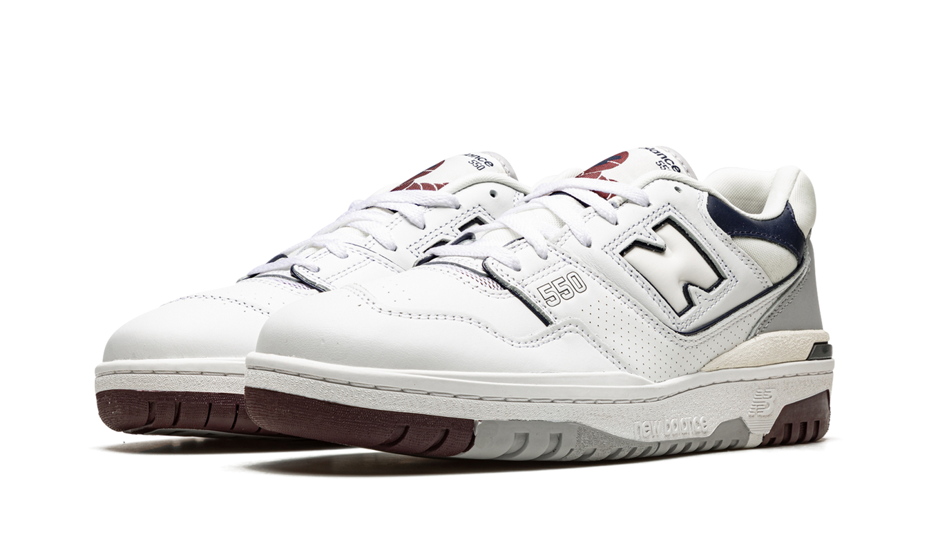 New Balance 550 "White / Indigo / Burgundy"