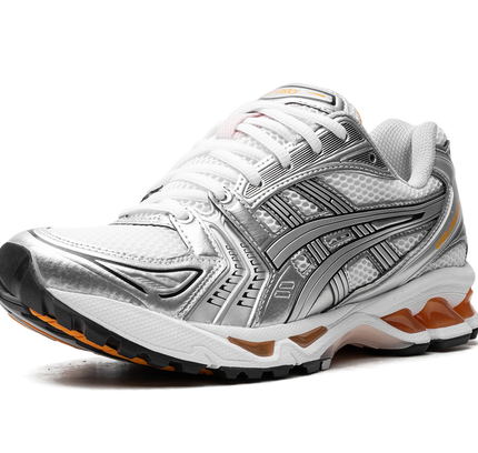 Gel Kayano 14 "Weiß Reines Silber Orange"