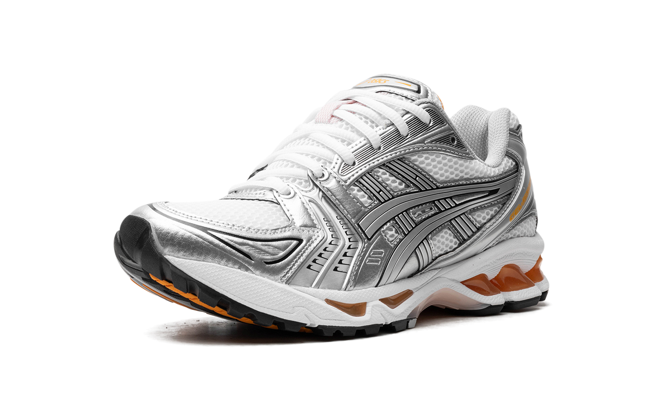 Gel Kayano 14 "Weiß Reines Silber Orange"