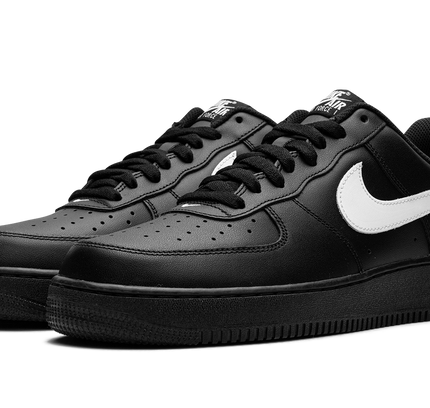 Nike Air Force 1 "Black White Swoosh"