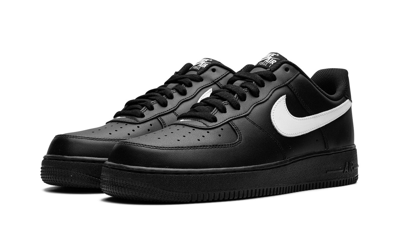 Nike Air Force 1 "Black White Swoosh"