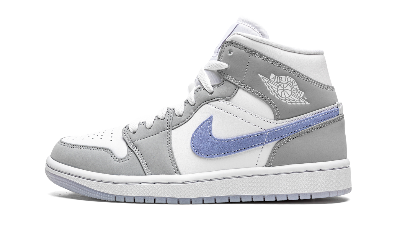 Air Jordan 1 MID WMNS "Grey Blue Aluminium Wolf"