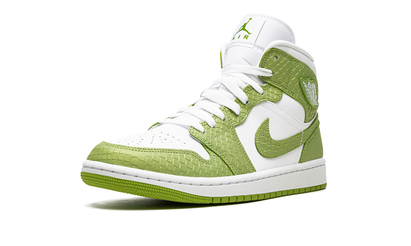 Air Jordan 1 MID SE WMNS "Green Python"