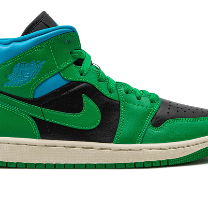 Air Jordan 1 MID WMNS "Lucky Green Aquatone"