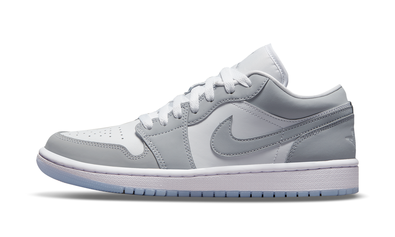 Air Jordan 1 LOW WMNS "White / Wolf Grey"