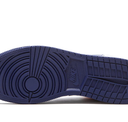 Air Jordan 1 Mid GS "White Deep Royal Blue"