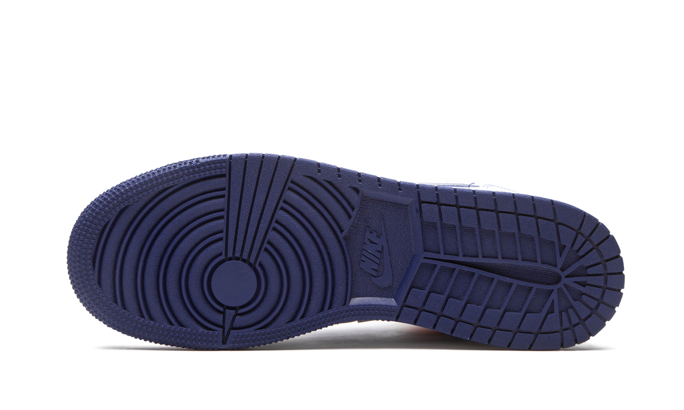 Air Jordan 1 Mid GS "White Deep Royal Blue"