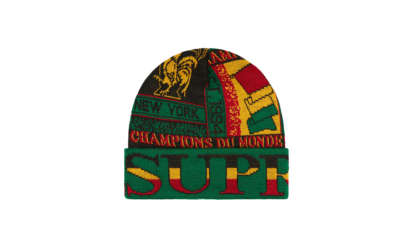 Supreme Scarf Beanie "Green"