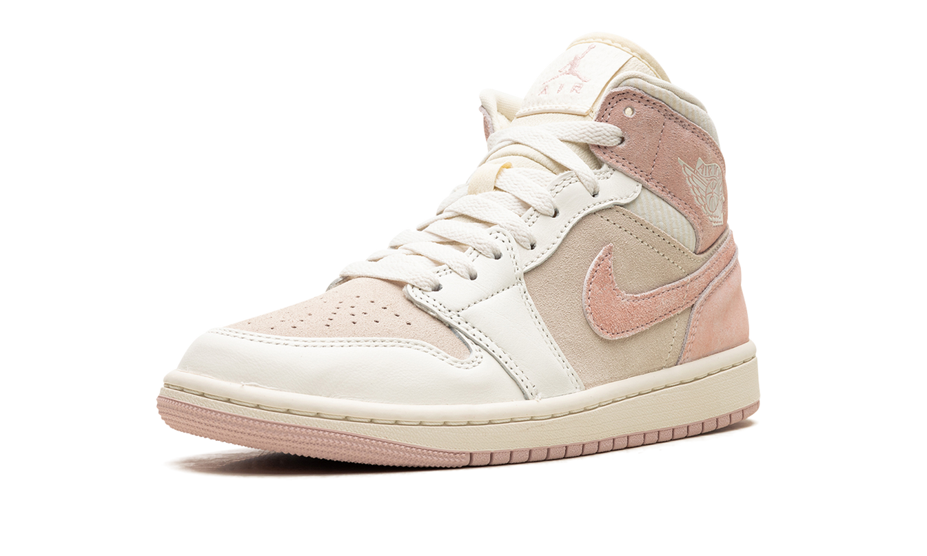 Air Jordan 1 Mid SE WMNS "Coconut Milk / Legend Pink"