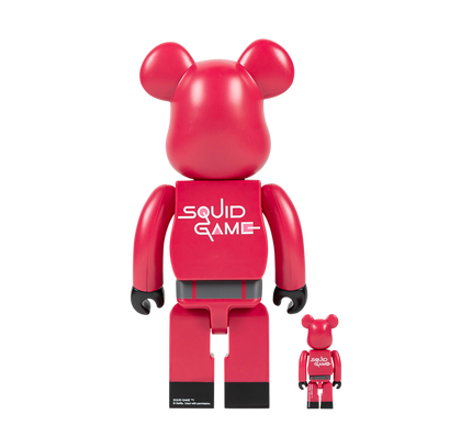 Bearbrick "Squid Game Guard (Triangle) 100% & 400"