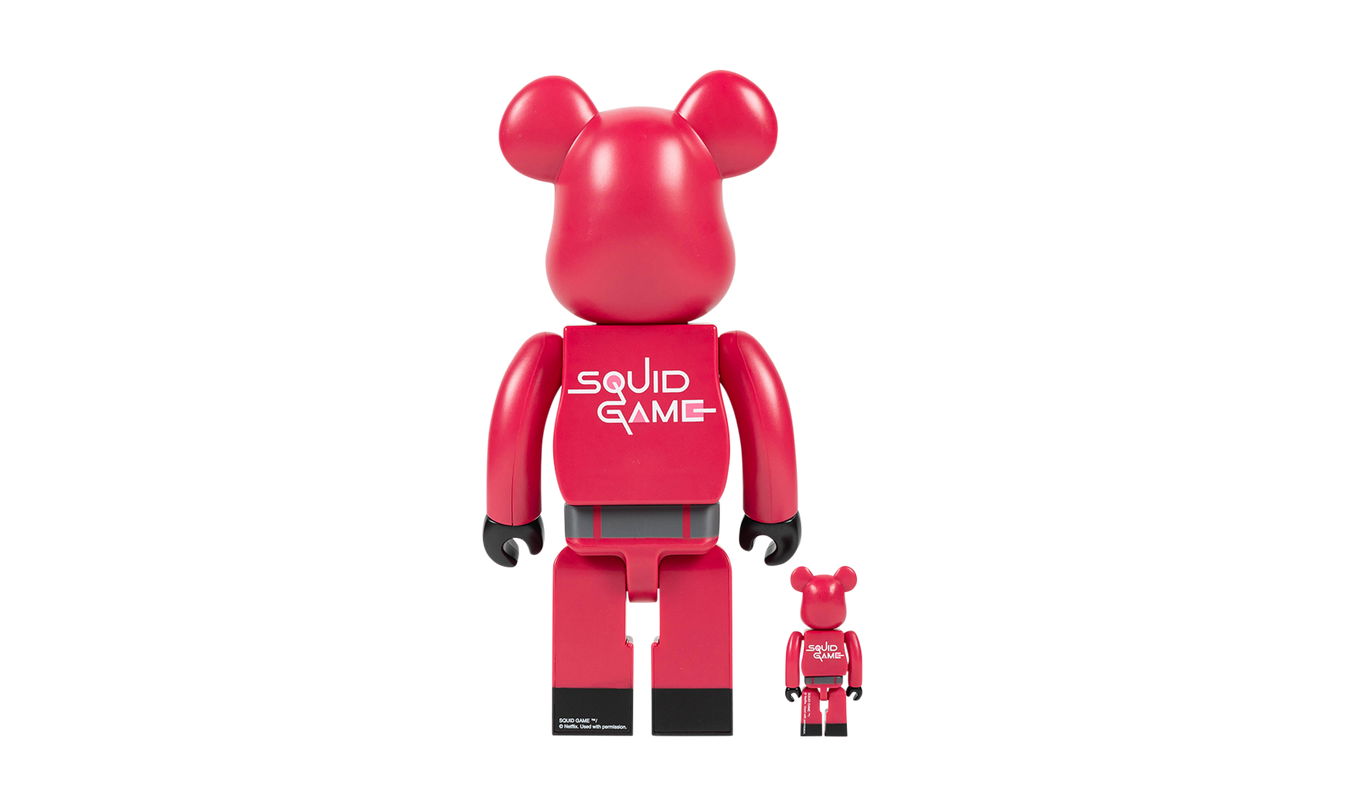 Bearbrick "Squid Game Guard (Triangle) 100% & 400"
