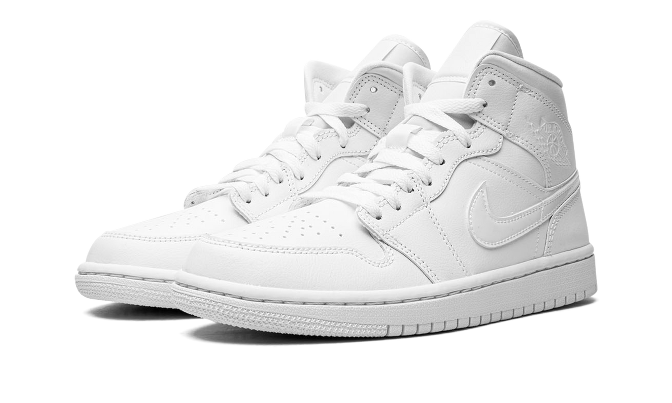 Air Jordan 1 MID WMNS "Triple White 2022"