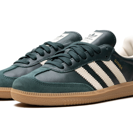 Adidas Samba OG "Shadow Green Cream White Gold Metallic"