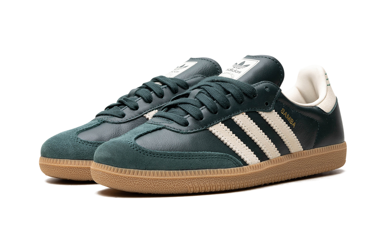 Adidas Samba OG "Shadow Green Cream White Gold Metallic"
