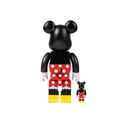 Disney Minnie Mouse Bearbrick "100% and 400%"