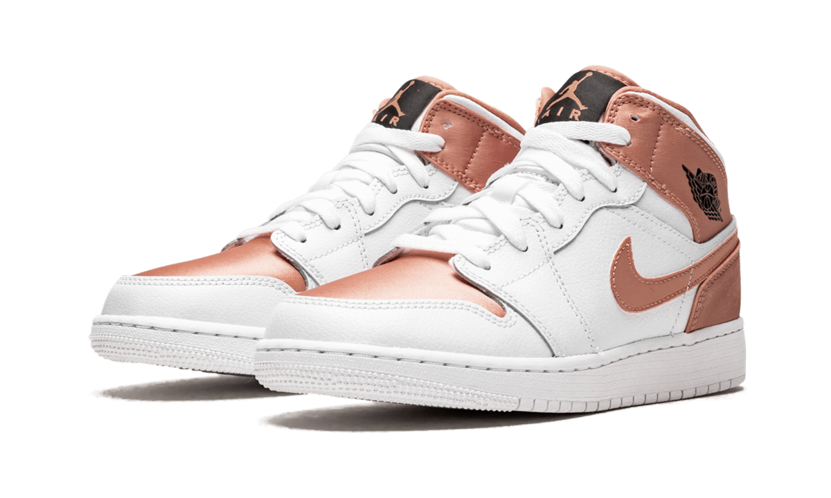 Air Jordan 1 MID GS "Bronze-White"