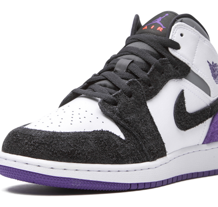 Air Jordan 1 Mid SE GS "Court Purple Suede"
