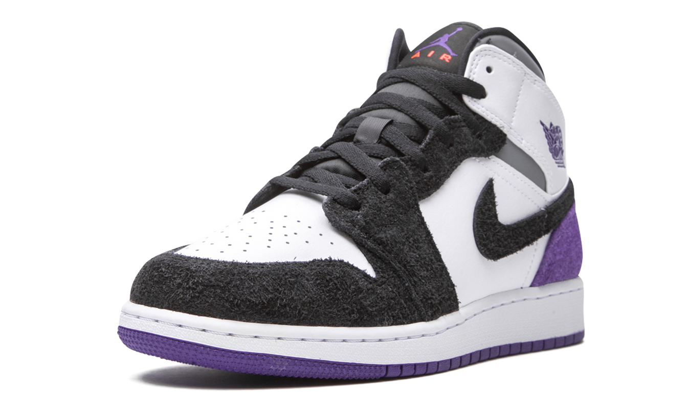 Air Jordan 1 Mid SE GS "Court Purple Suede"