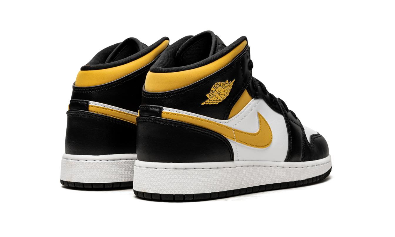Air Jordan 1 Mid GS "Pollen / Black / White"