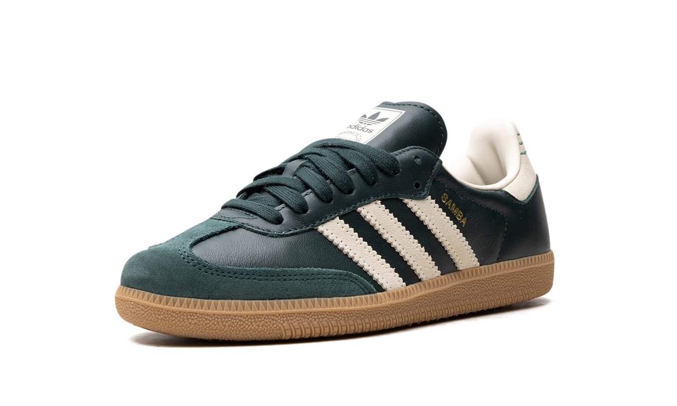 Adidas Samba OG "Shadow Green Cream White Gold Metallic"