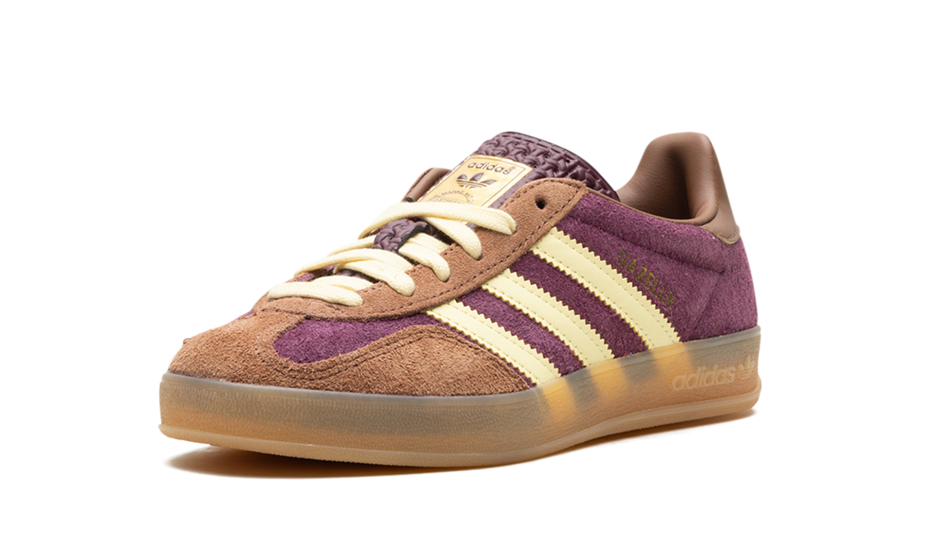 Adidas Gazelle Indoor "Maroon Almost Yellow"