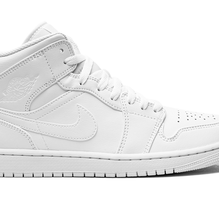 Air Jordan 1 Mid "Triple White"