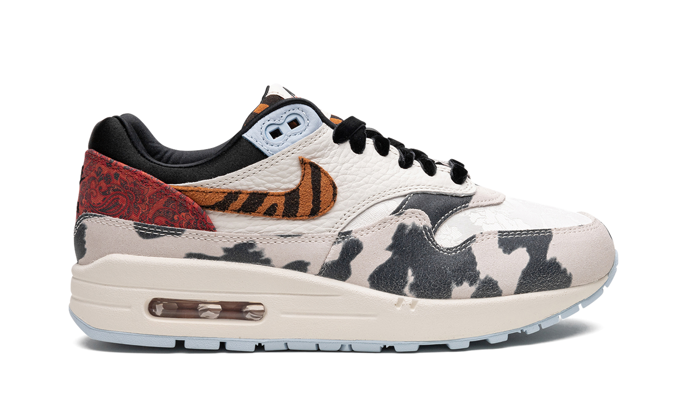AIR MAX 1 '87 MNS WMNS "Tiger Swoosh Cow Print" 