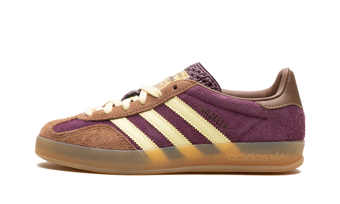 Adidas Gazelle Indoor "Maroon Almost Yellow"