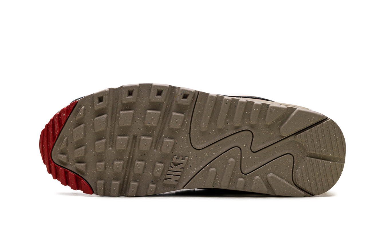 Nike Air Max 90 WMNS "Phantom Black Fire Red Light British Tan"