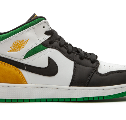 Air Jordan 1 Mid SE GS "Laser Orange / Lucky Green"