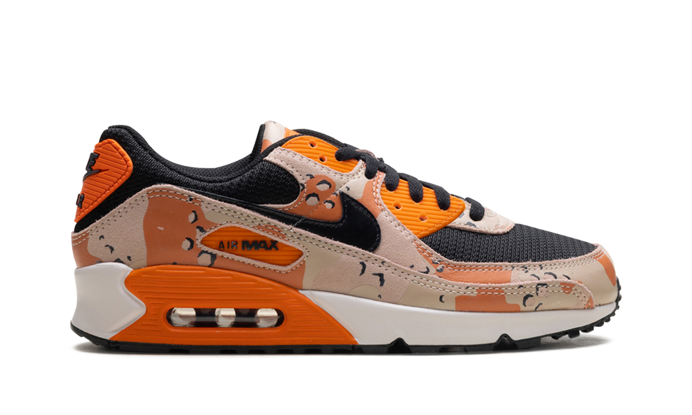 Nike Air Max 90 Premium "Bio Beige / Safety Orange / Phantom / Black"