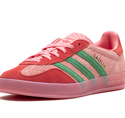 Adidas Gazelle Indoor WMNS "Semi Pink Spark Preloved Scarlet"