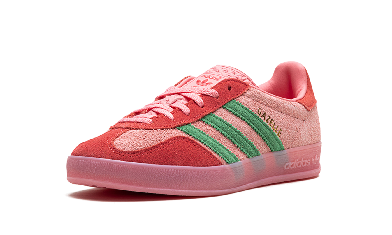 Adidas Gazelle Indoor WMNS "Semi Pink Spark Preloved Scarlet"