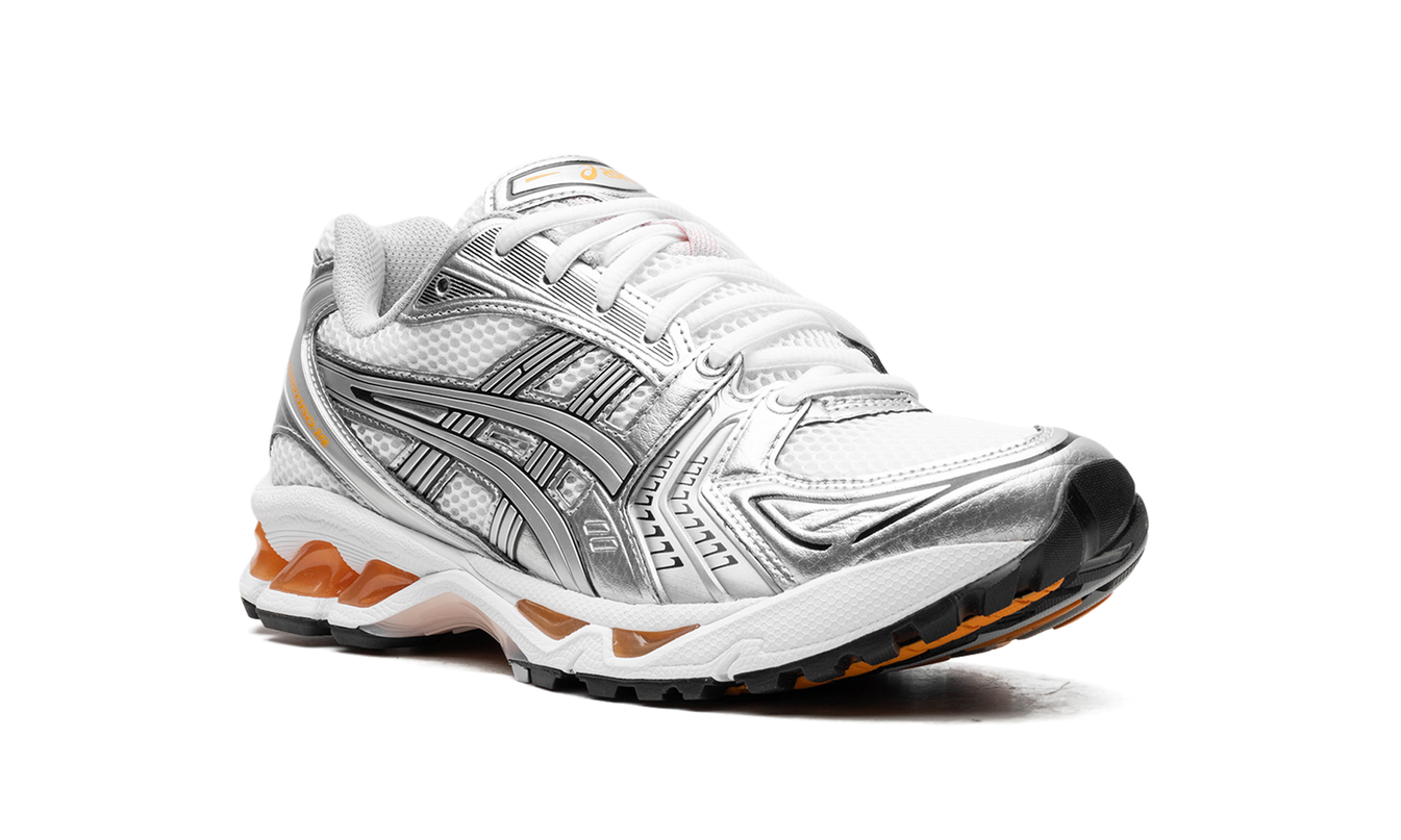 Gel Kayano 14 "Weiß Reines Silber Orange"