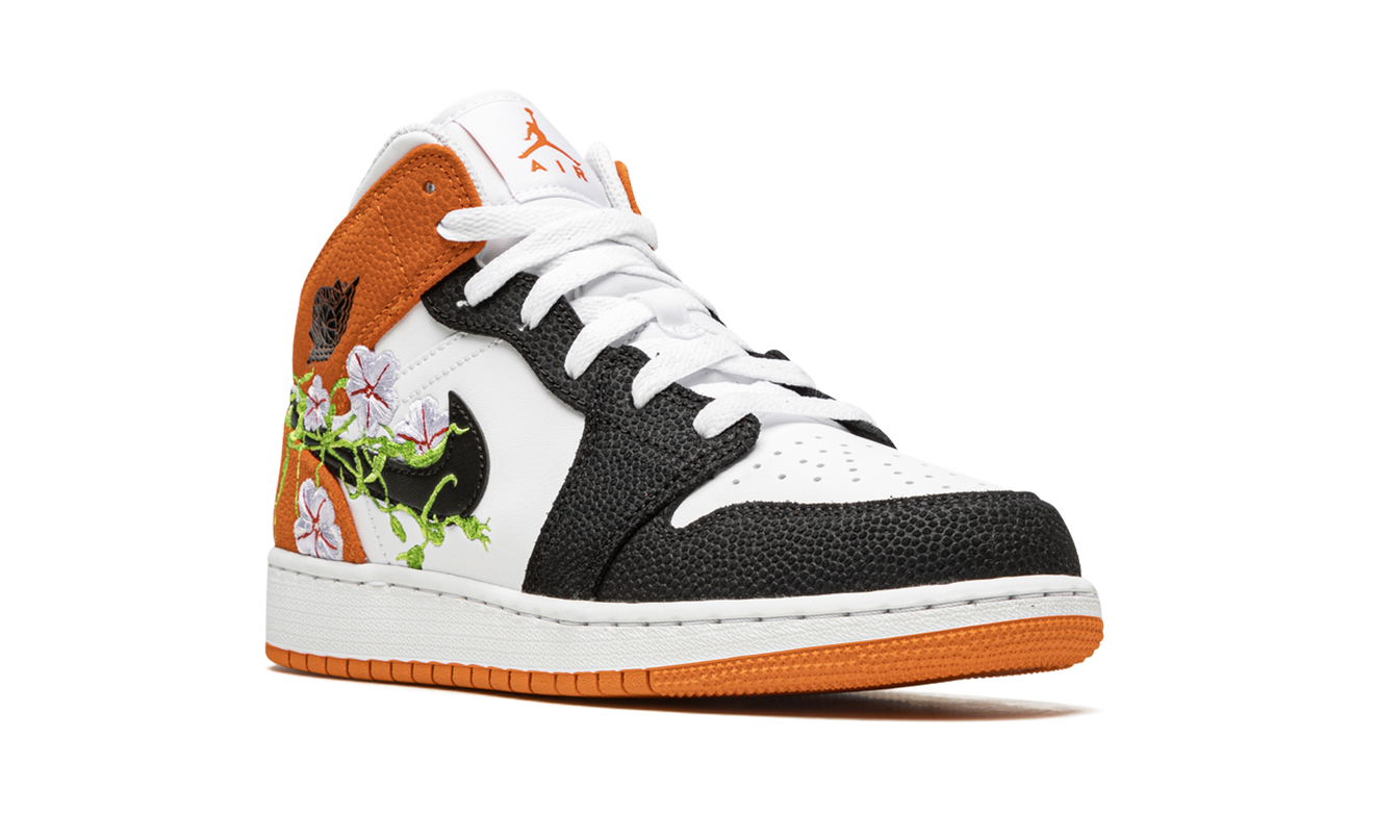 Air Jordan 1 Mid GS "Basketball Blossom"