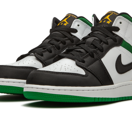 Air Jordan 1 Mid SE GS "Laser Orange / Lucky Green"