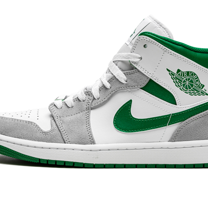 Air Jordan 1 Mid SE "Grey / Pine Green / White"