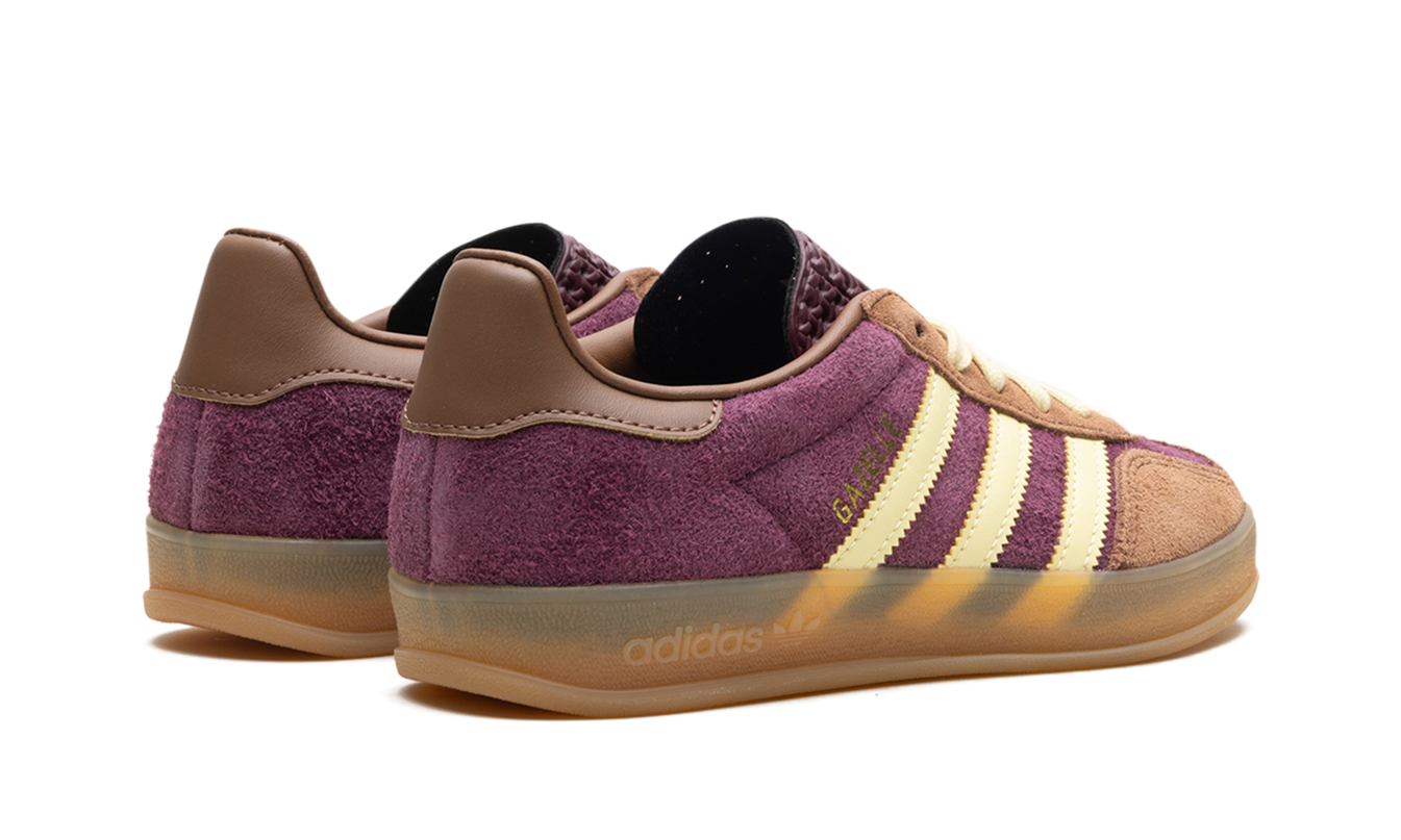 Adidas Gazelle Indoor "Maroon Almost Yellow"